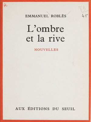 cover image of L'ombre et la rive